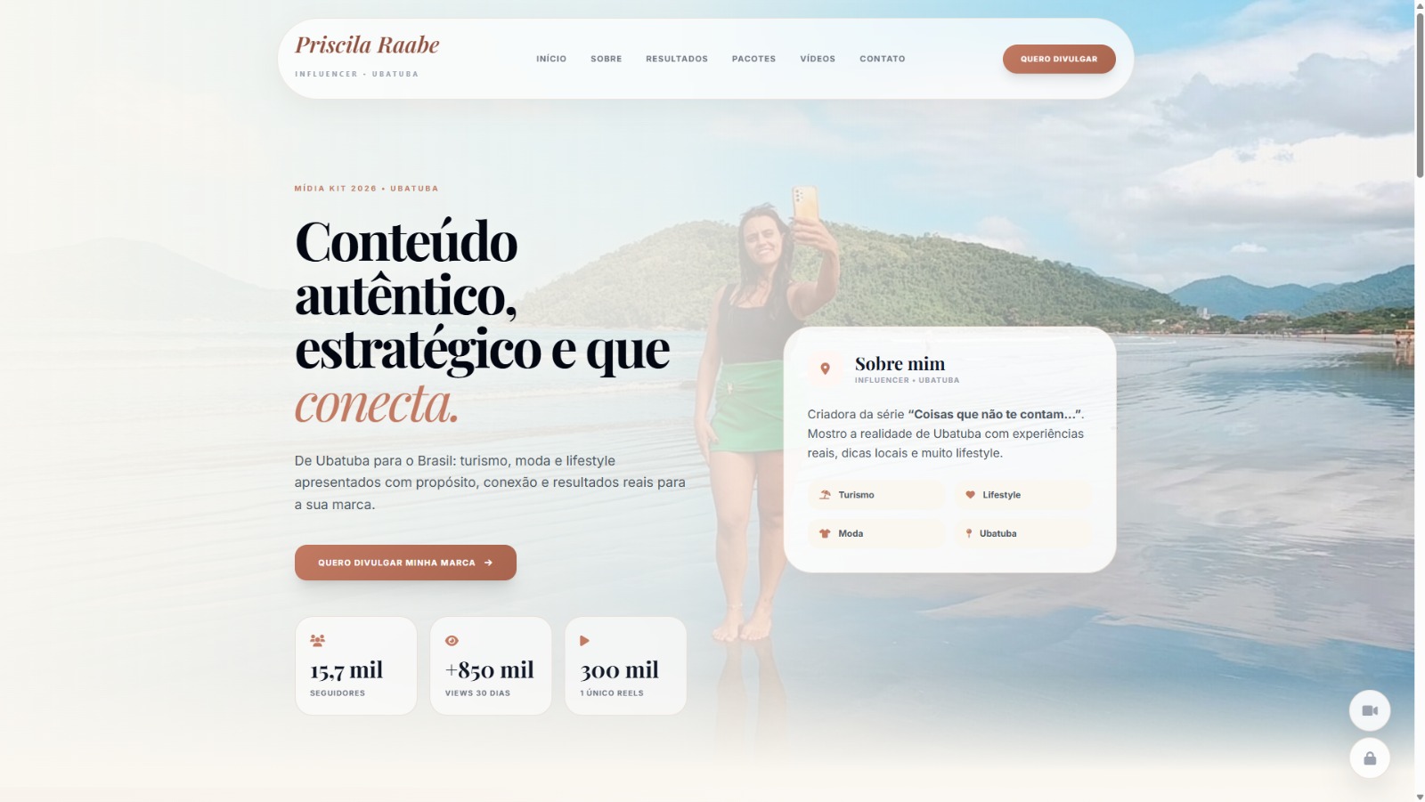 Projeto Mídia Kit Priscila Raabe